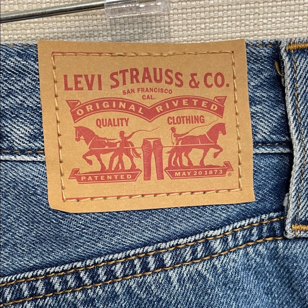 Levi's Blue Denim Maxi Skirt - Picture 3 of 4